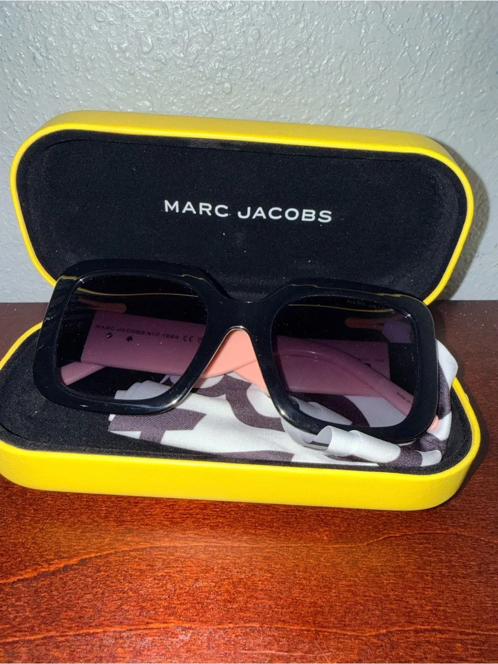 Marc Jacobs Black Square Sunglasses